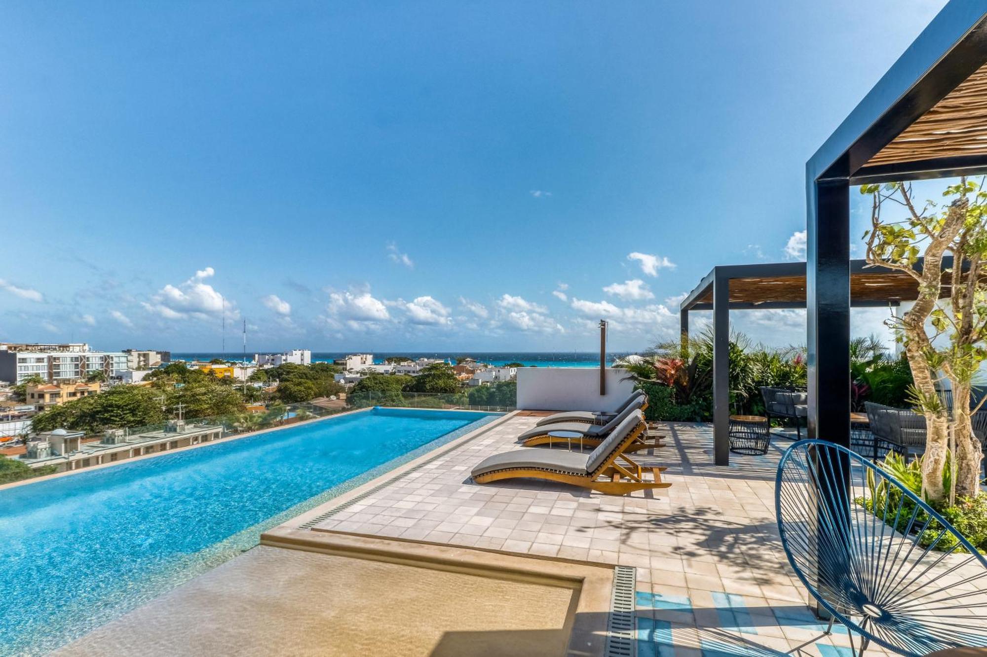 Akbal 107 @ Riva Apartment Playa del Carmen Bagian luar foto